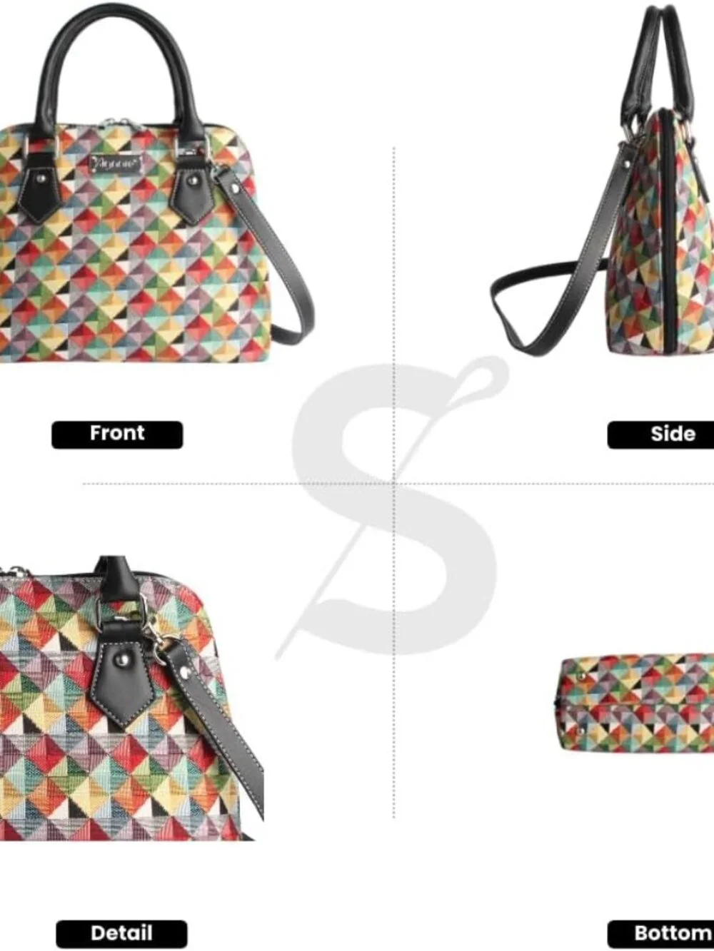 Tapestry Handbags Shoulder bag and Crossbody Bags for Women with Fashion Designs - Picture 2 of 6